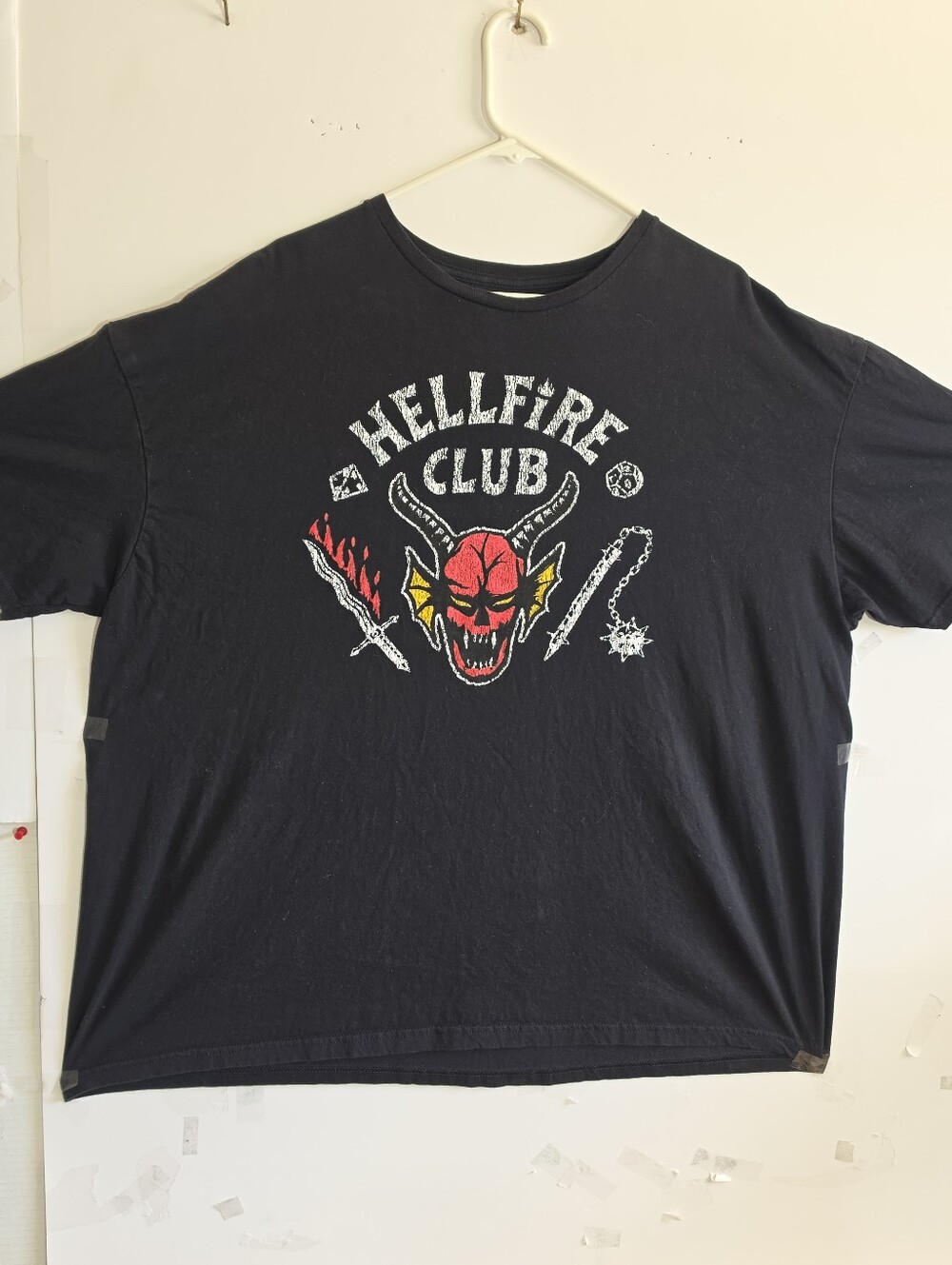 Netflix Black Stranger Things Logo Tee
